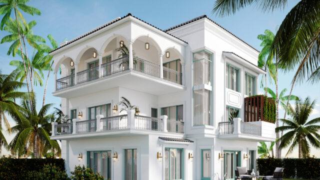 18 – Back Exterior View with pool