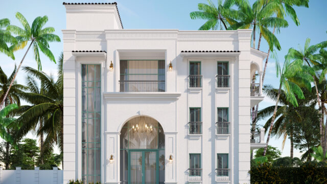2 – Villa front view