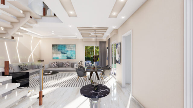 3 – living room entrance